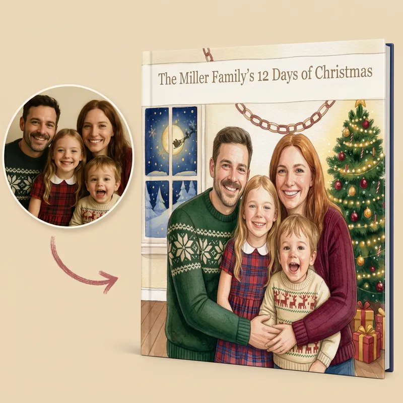 12 Days of Christmas Family Book