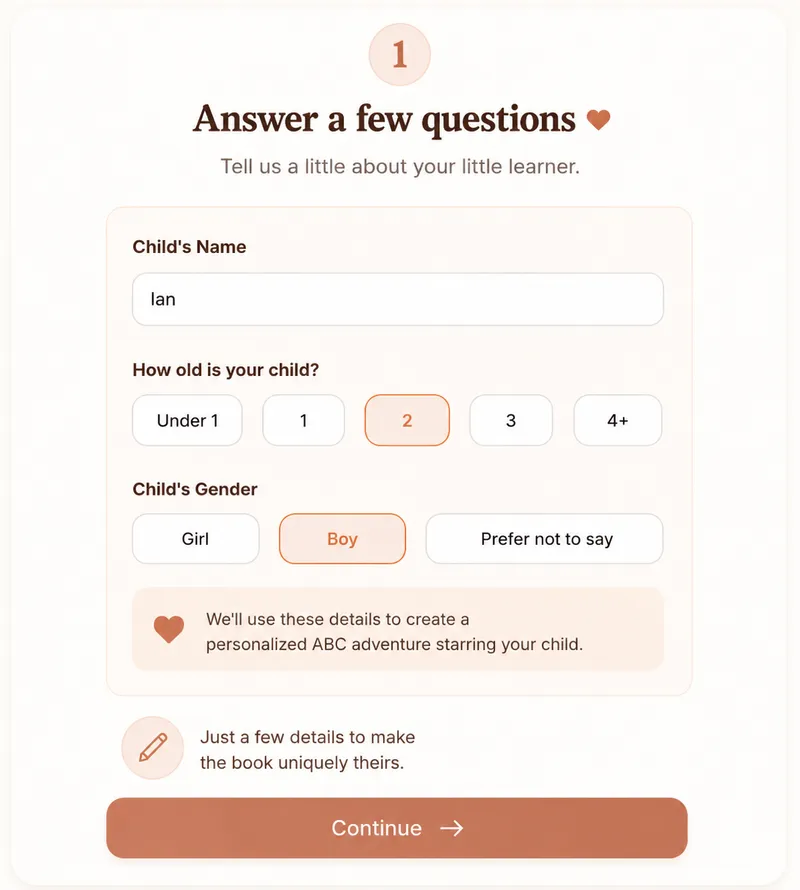 Pick an Edition and answer a few questions