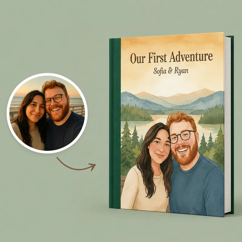Personalized First Anniversary book preview
