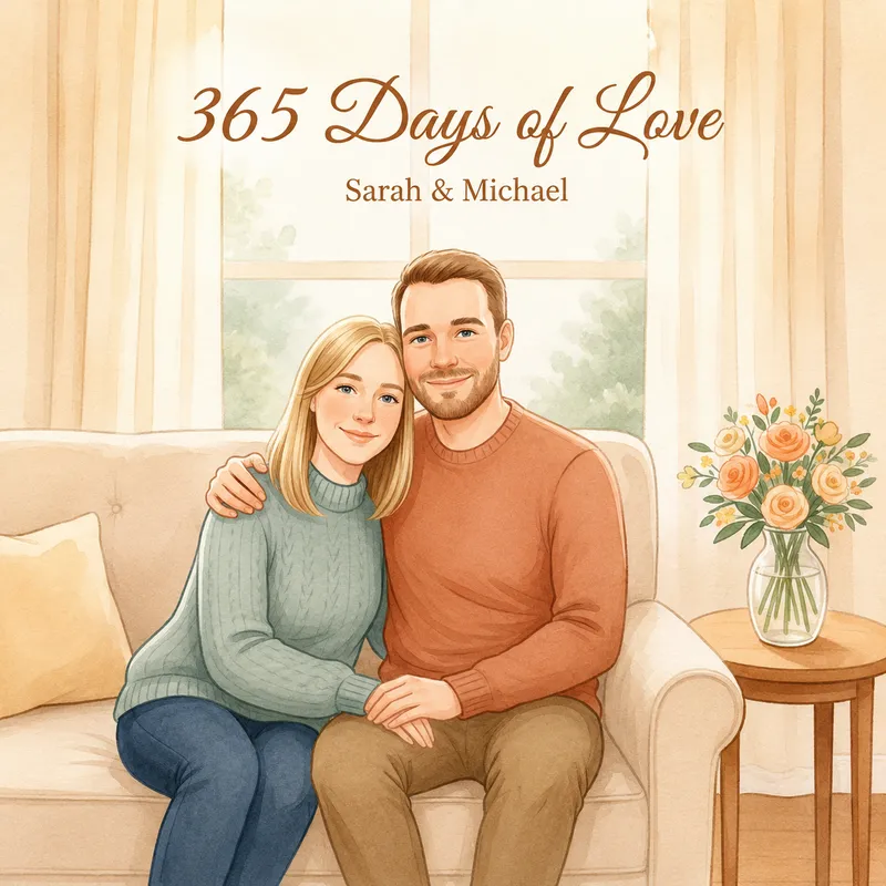 365 Days of Love theme cover