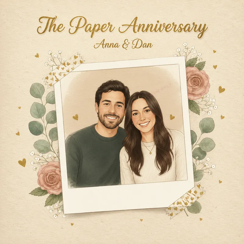 The Paper Anniversary theme cover