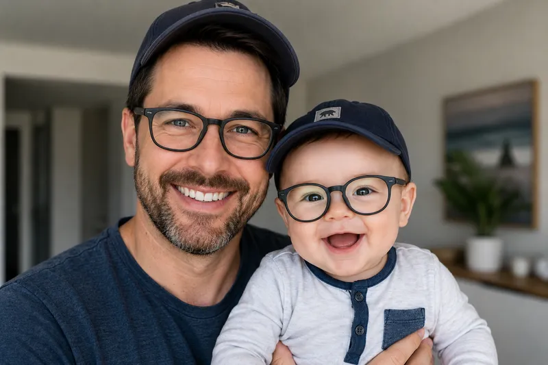 Example of a photo with hat or sunglasses