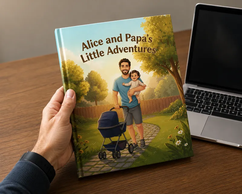Personalized First Father’s Day book cover