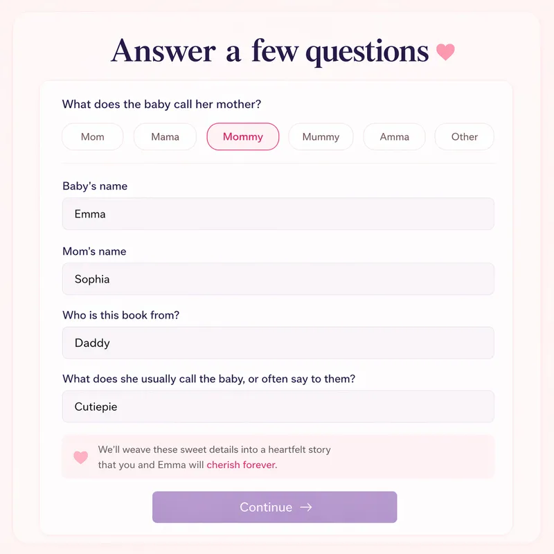 Answer a few questions and choose your style