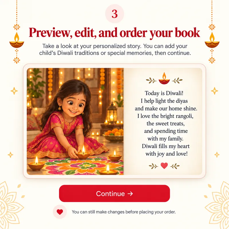 Tell us about your Diwali, preview, and order