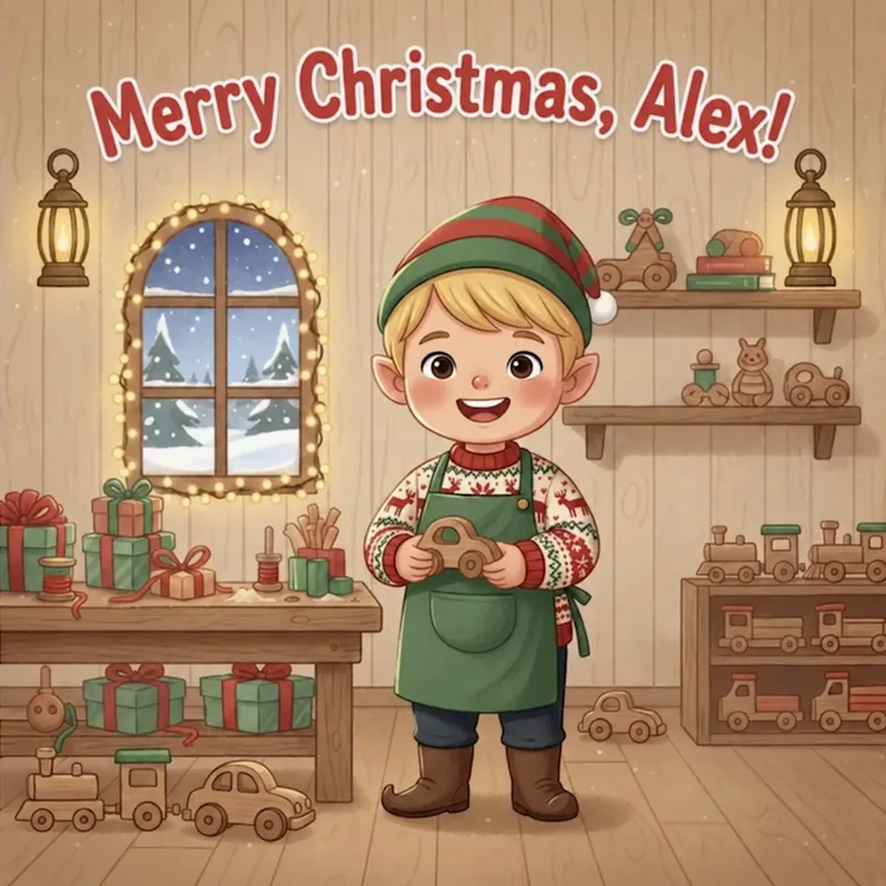 Elf Christmas Adventure theme cover