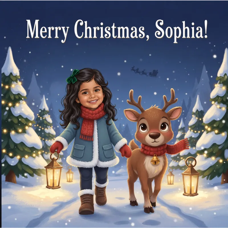 Winter Christmas Magic theme cover