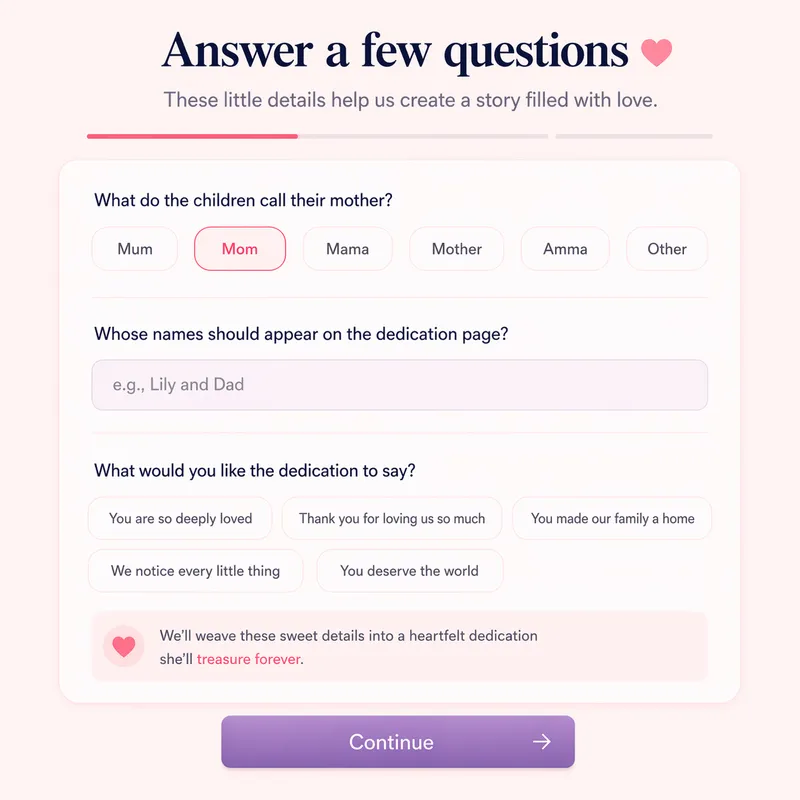 Answer a few questions and choose your style