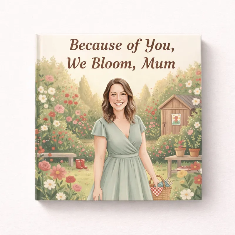 Because of You, We Bloom theme cover