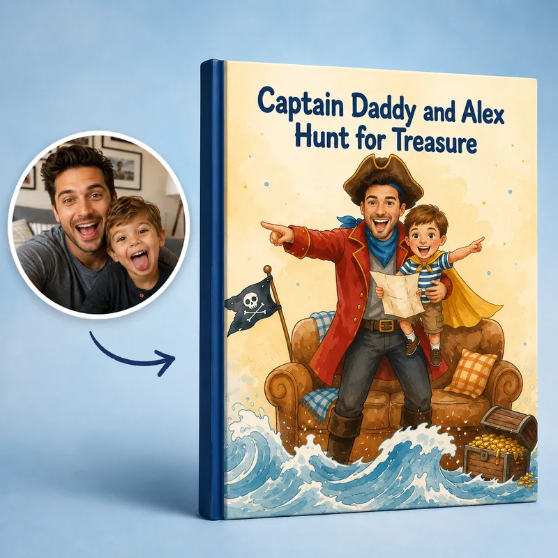Personalized 'my dad the superhero' book — Super Dad Adventures preview